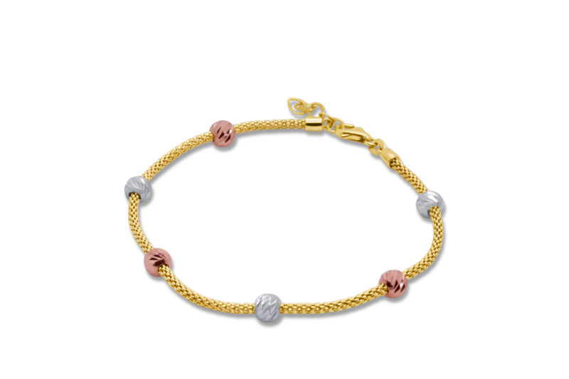 Armband Gold mit Kugeln